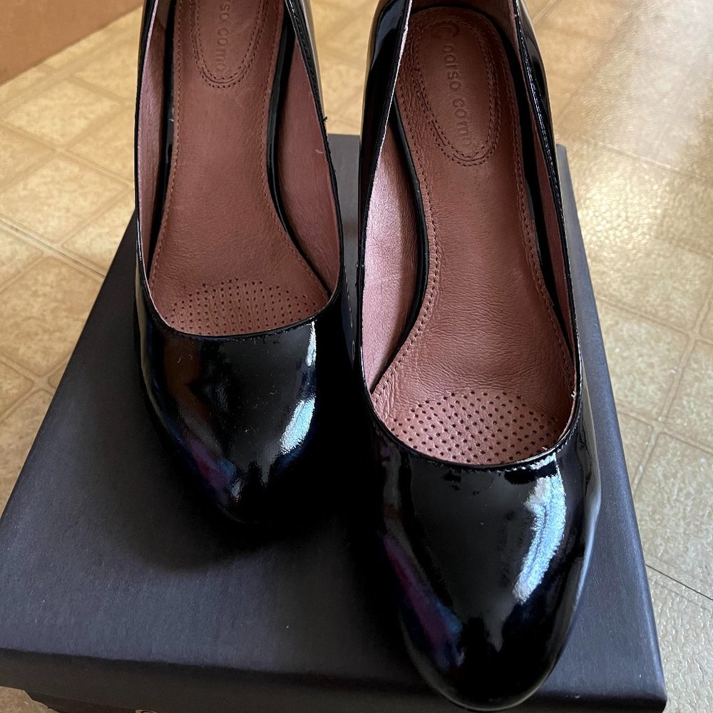 Corso Como NIB Black Patent Leather Pumps, Sz 8.5